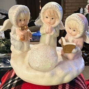 Charming Angelic Figurine Trio